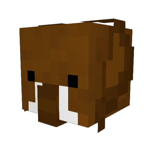 eeeeshrek Minecraft avatar head, 3D render