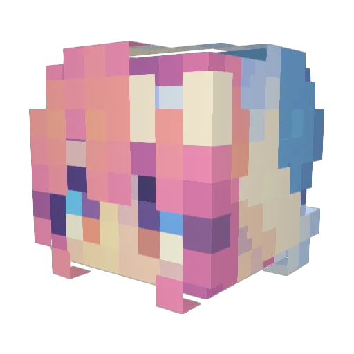 eeemaafilip Minecraft avatar head, 3D render