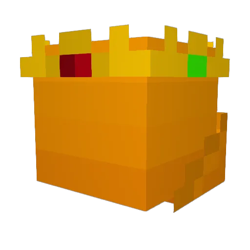 eeeth100 Minecraft avatar head, 3D render