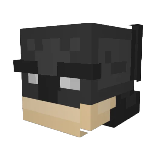 eeevuh Minecraft avatar head, 3D render