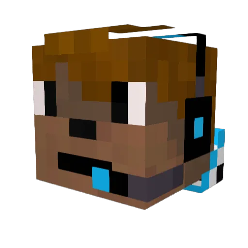 eekhoorn_18 Minecraft avatar head, 3D render
