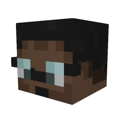 eekm122 Minecraft avatar head, 3D render