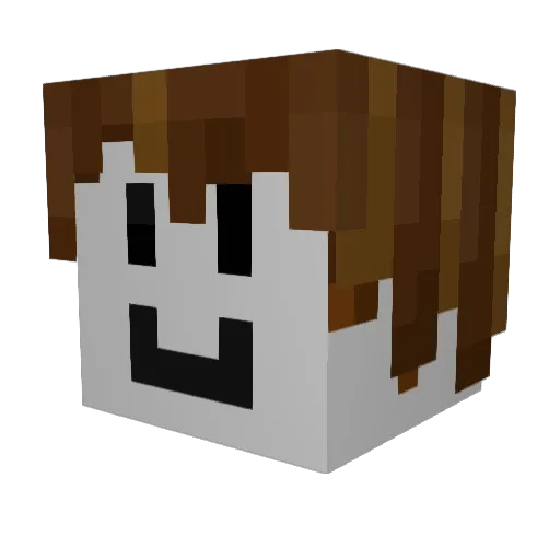 eelizan Minecraft avatar head, 3D render