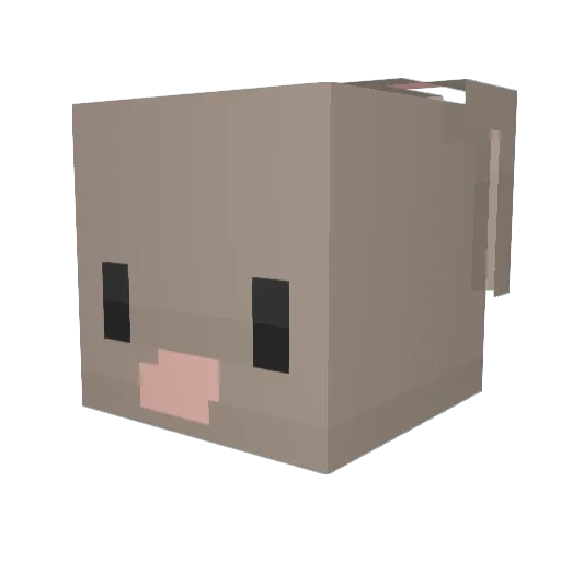 eelsagood Minecraft avatar head, 3D render