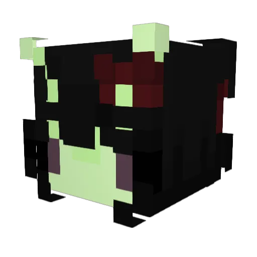 eelysium Minecraft avatar head, 3D render