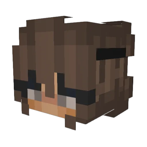 eemmaaaa Minecraft avatar head, 3D render