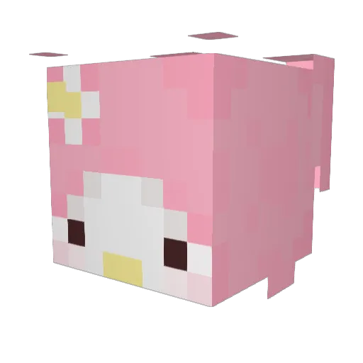 eemolyyy Minecraft avatar head, 3D render