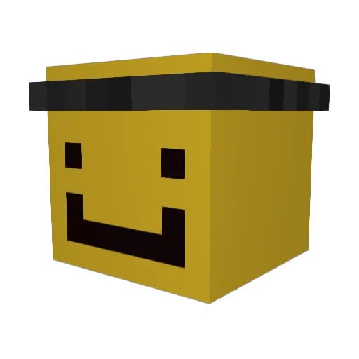 eemsi Minecraft avatar head, 3D render