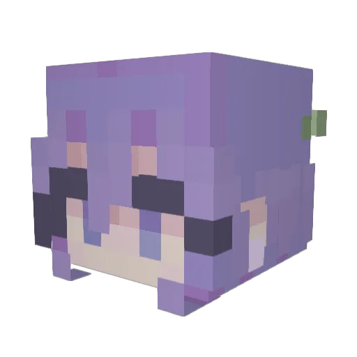 eepee69 Minecraft avatar head, 3D render