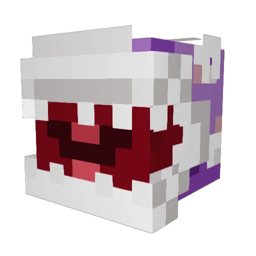 eeplop Minecraft avatar head, 3D render