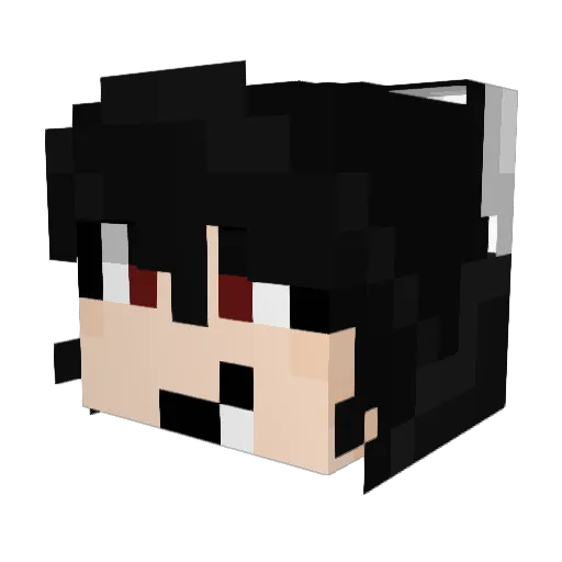 eepycat33 Minecraft avatar head, 3D render