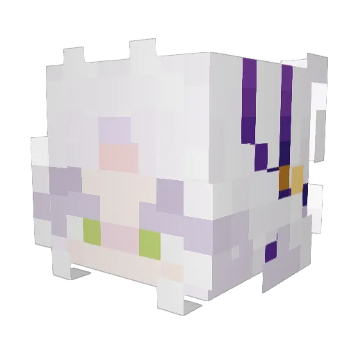 eepymaid Minecraft avatar head, 3D render