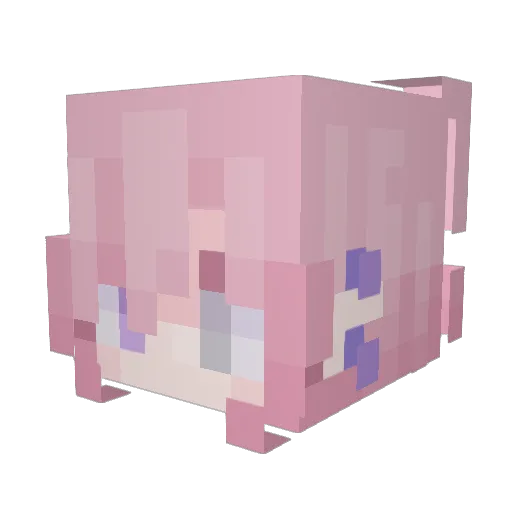 eepymelon Minecraft avatar head, 3D render