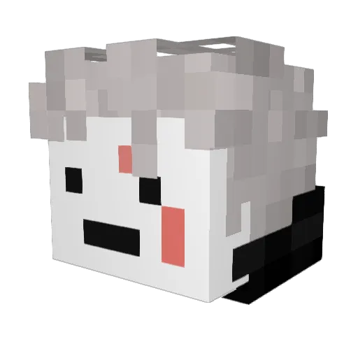 eereenn Minecraft avatar head, 3D render