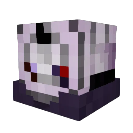 eet0_ Minecraft avatar head, 3D render