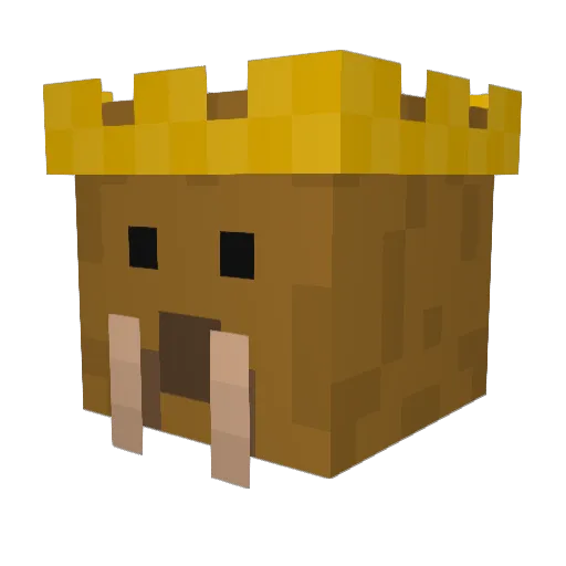 eethanbarrett Minecraft avatar head, 3D render
