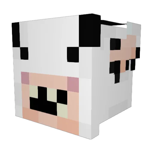 eethis Minecraft avatar head, 3D render