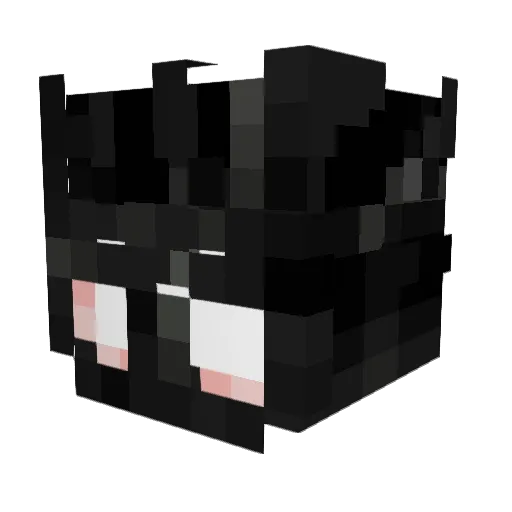 eexie Minecraft avatar head, 3D render