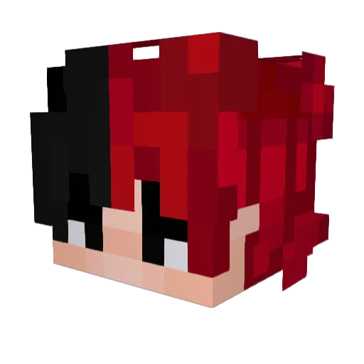 eezyoo Minecraft avatar head, 3D render