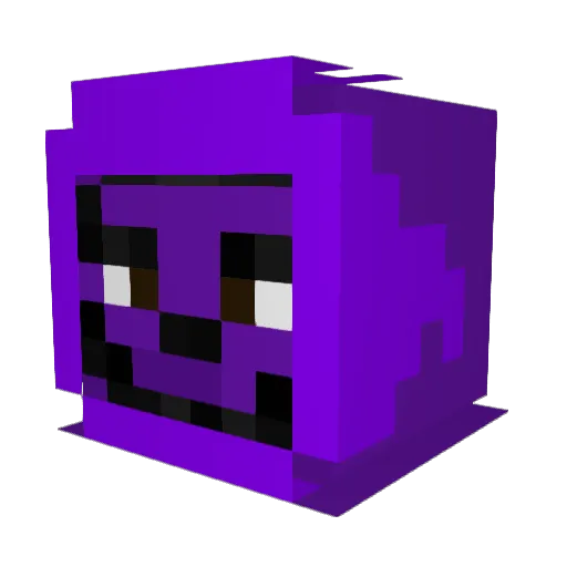 efat886 Minecraft avatar head, 3D render