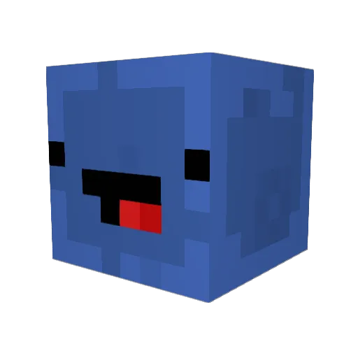 efe Minecraft avatar head, 3D render