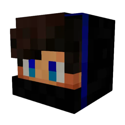 efelu27 Minecraft avatar head, 3D render