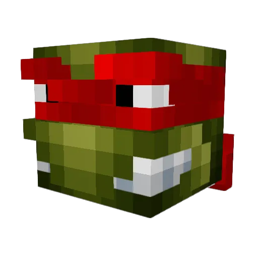 effectedleader Minecraft avatar head, 3D render