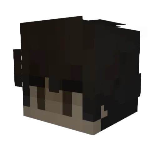 efferingo Minecraft avatar head, 3D render