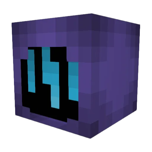 efiini Minecraft avatar head, 3D render