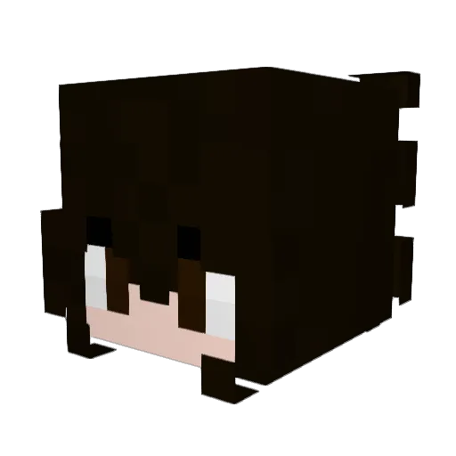 efirayne Minecraft avatar head, 3D render