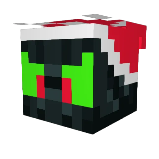 eflash2016 Minecraft avatar head, 3D render
