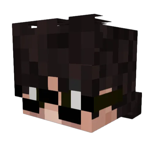 efrahim_palta Minecraft avatar head, 3D render