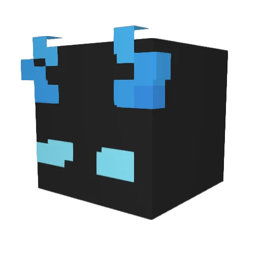 efraim_main_ Minecraft avatar head, 3D render