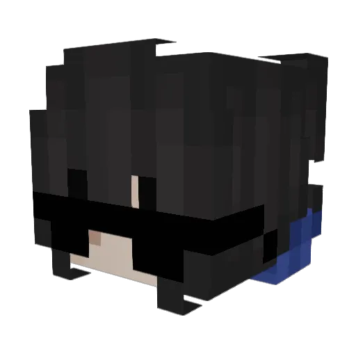 efrick Minecraft avatar head, 3D render