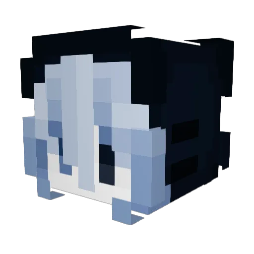 efz Minecraft avatar head, 3D render