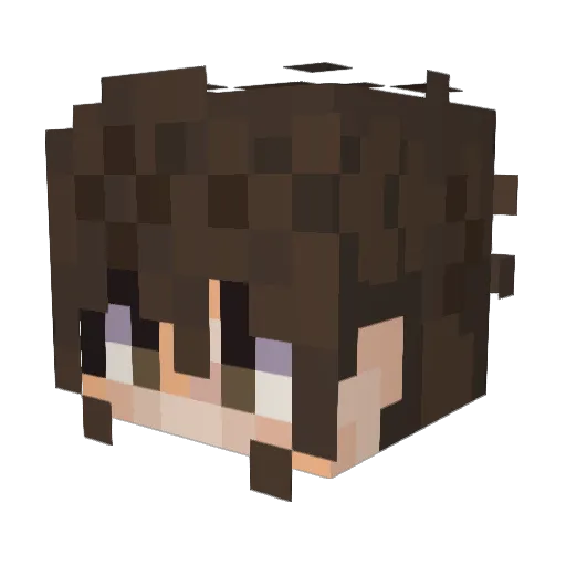 efzero00 Minecraft avatar head, 3D render