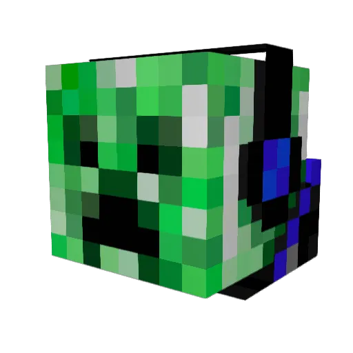 eg35 Minecraft avatar head, 3D render