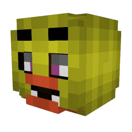 eganmc Minecraft avatar head, 3D render