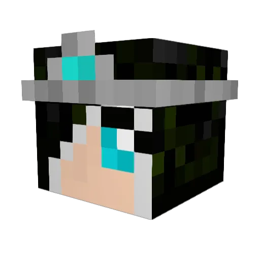 egb7 Minecraft avatar head, 3D render
