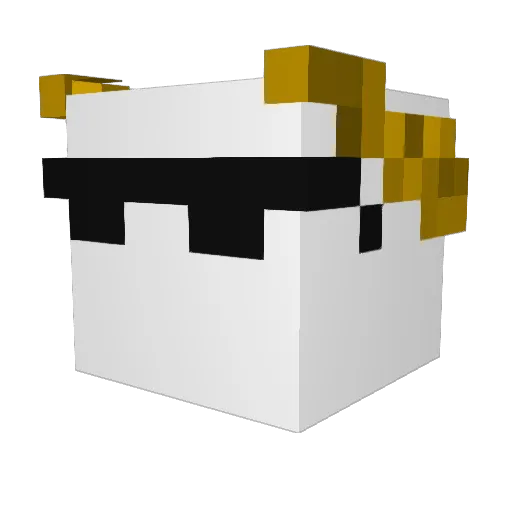 egdursun Minecraft avatar head, 3D render
