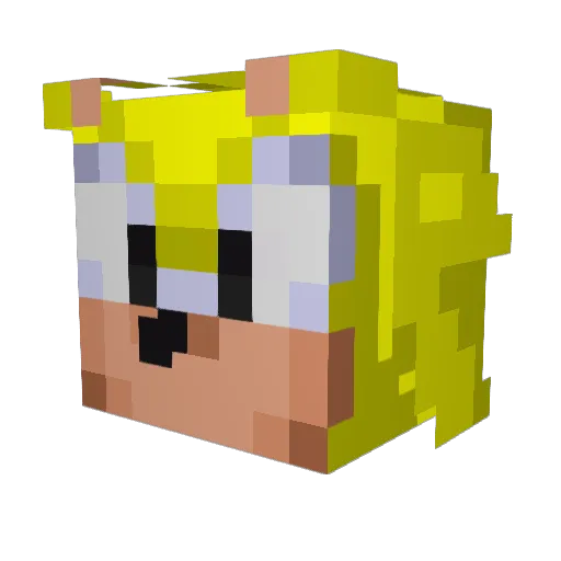 ege_79 Minecraft avatar head, 3D render