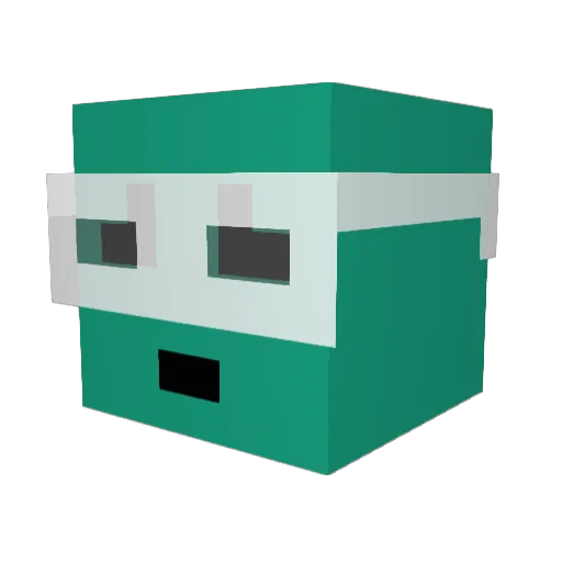 ege_ka Minecraft avatar head, 3D render
