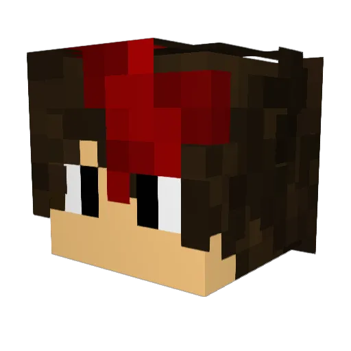 eges72 Minecraft avatar head, 3D render