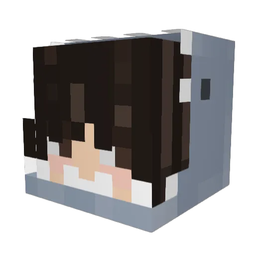 eggTARTss Minecraft avatar head, 3D render