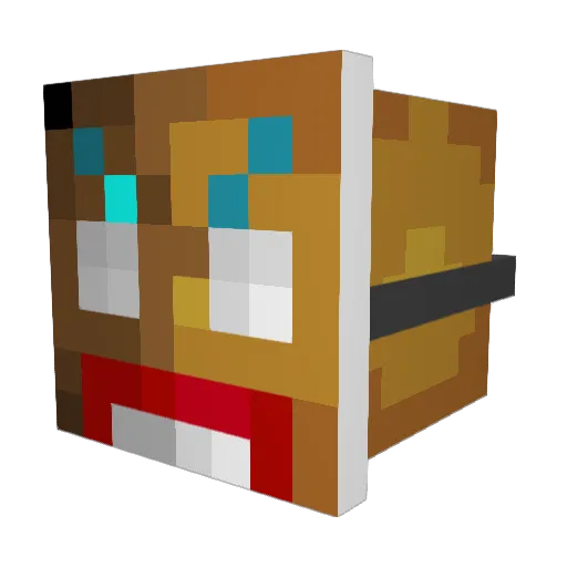 egg_623 Minecraft avatar head, 3D render