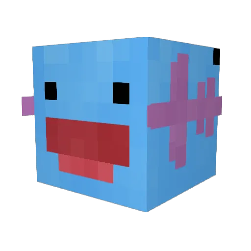 eggbbaby Minecraft avatar head, 3D render