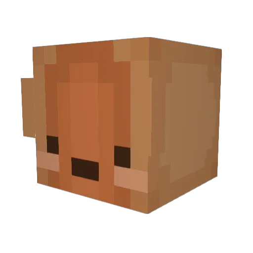 eggbeny Minecraft avatar head, 3D render