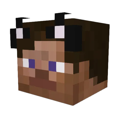eggbert_cuz Minecraft avatar head, 3D render
