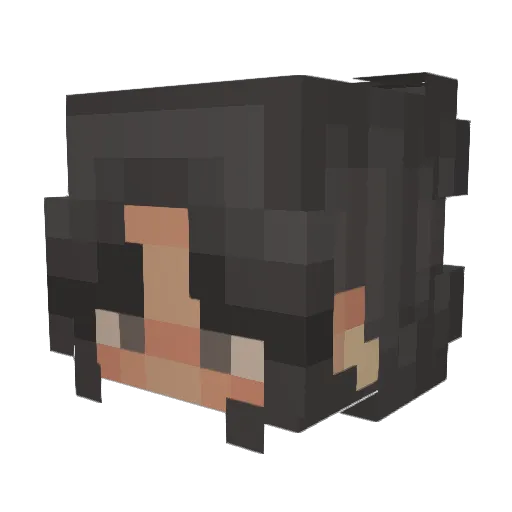eggdrea Minecraft avatar head, 3D render