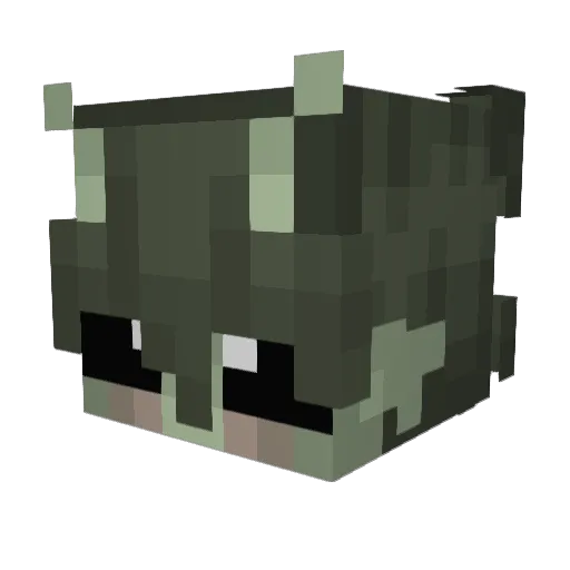 egger87 Minecraft avatar head, 3D render